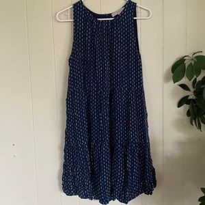 LOFT Clip Tiered Swing Dress